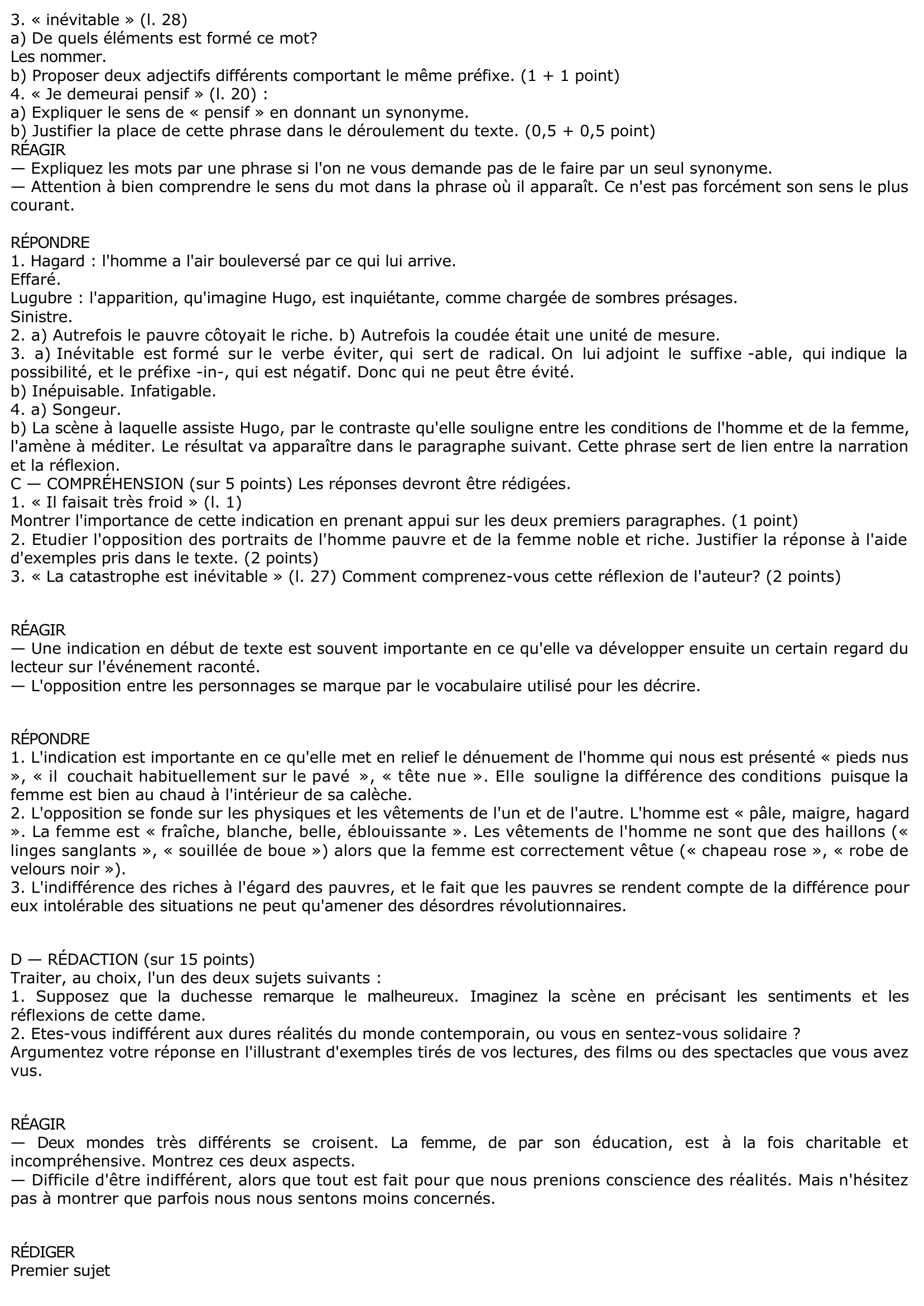 Prévisualisation du document Victor HUGO, Choses vues