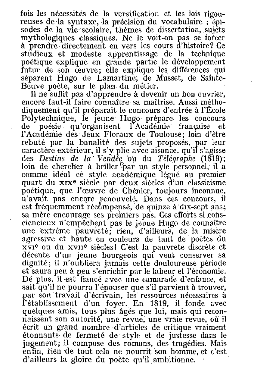 Prévisualisation du document Victor Hugo et le romantisme