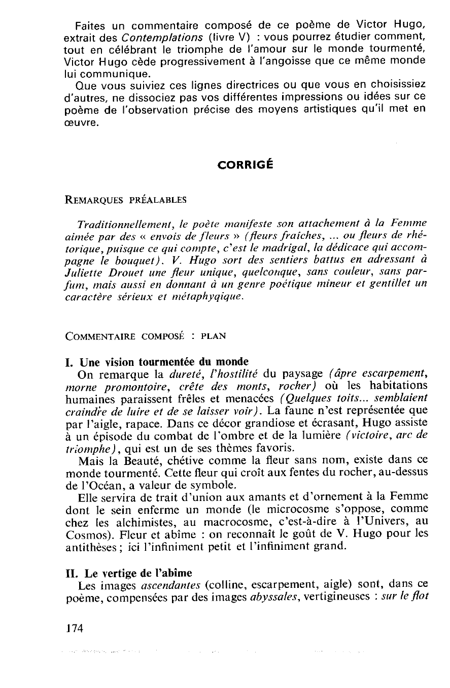 Prévisualisation du document Victor HUGO, Les Contemplations. Ile de Serk, août 1855. Commentaire