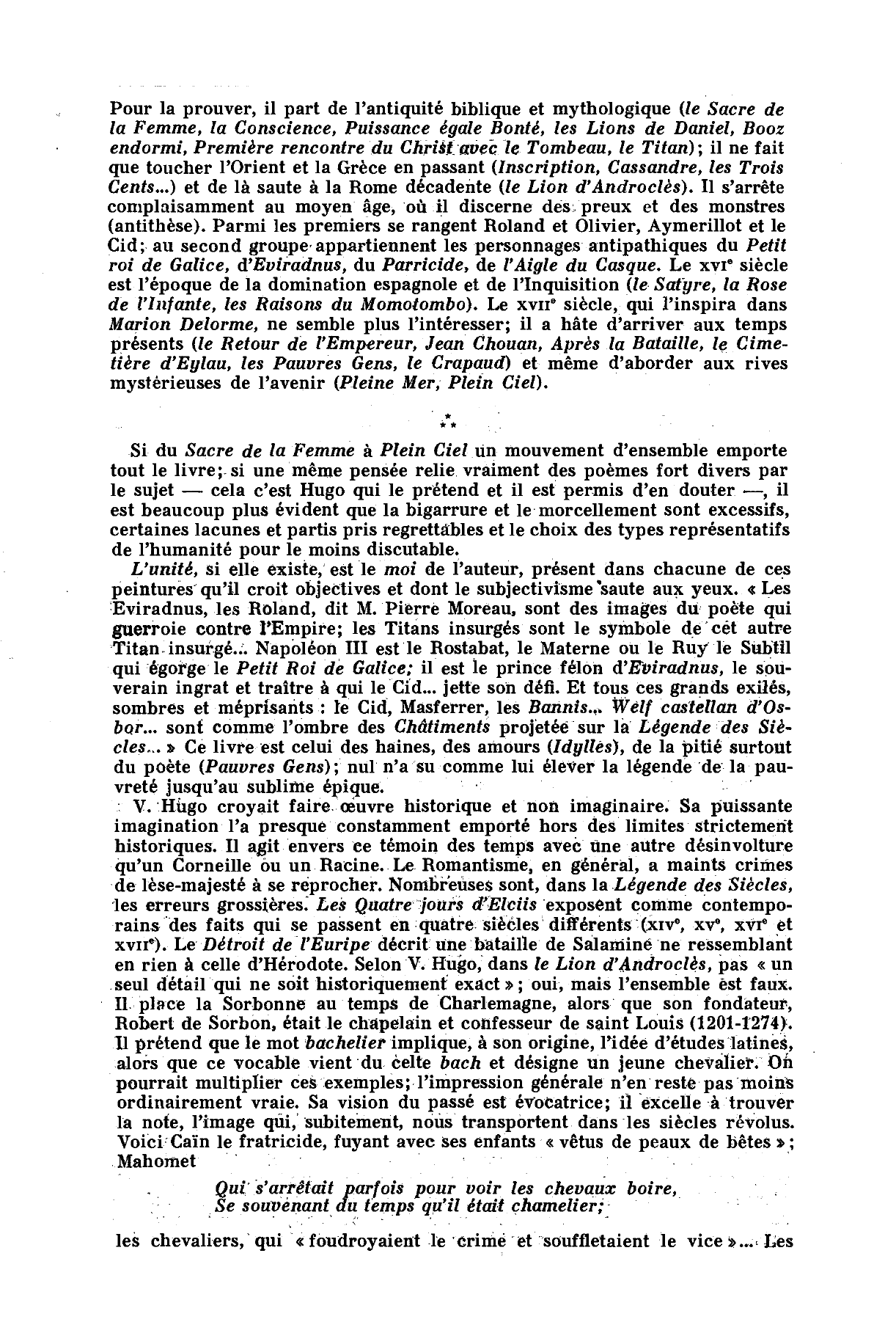 Prévisualisation du document Victor Hugo, poète épique