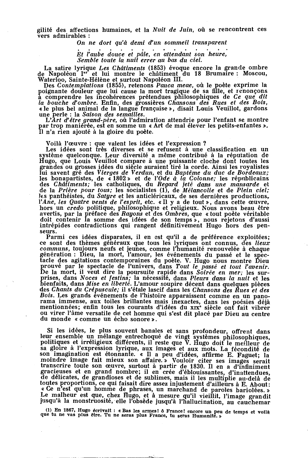 Prévisualisation du document Victor Hugo, poète lyrique ?