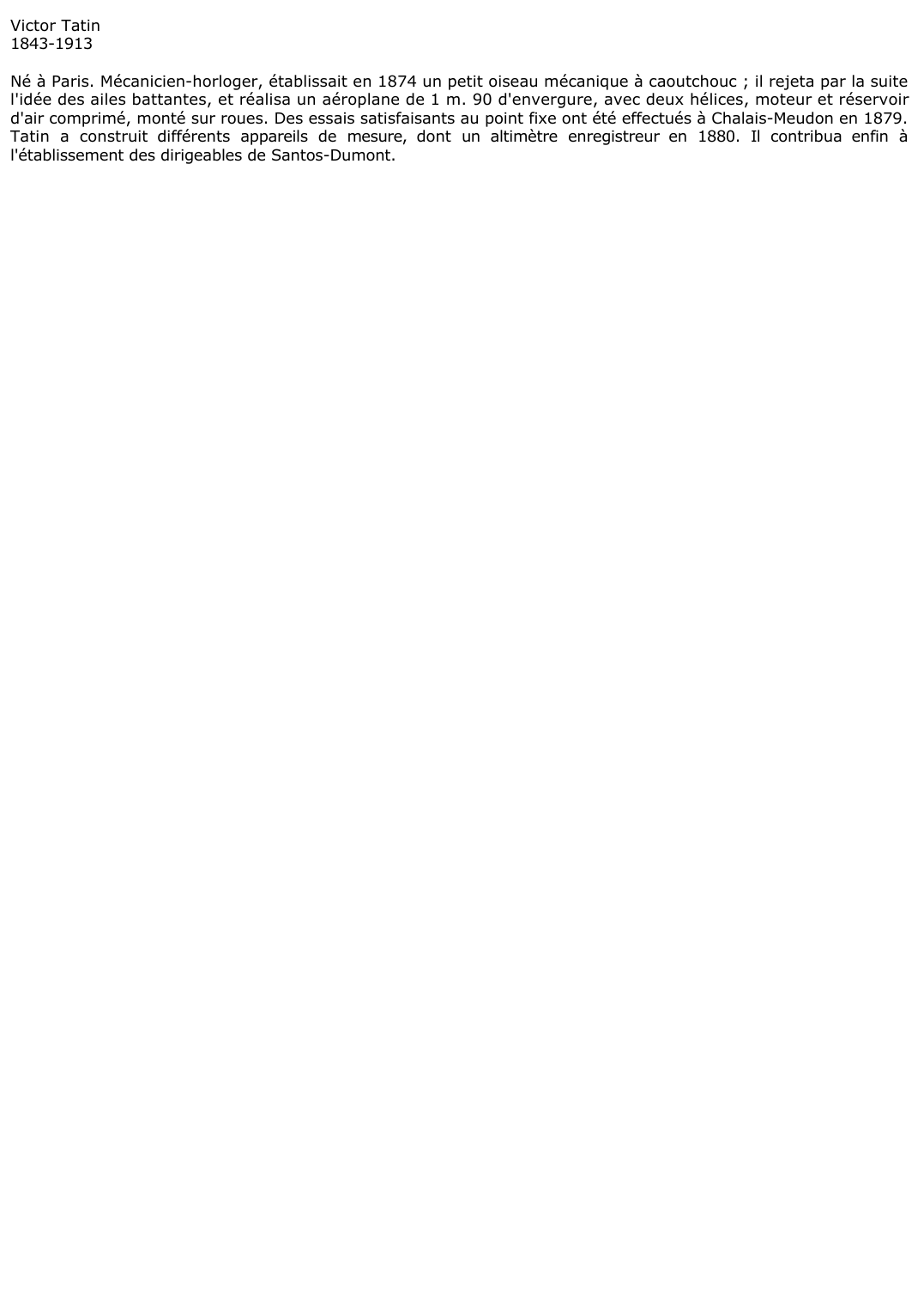 Prévisualisation du document Victor Tatin