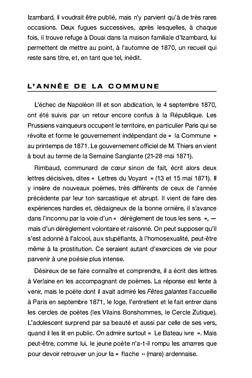 Prévisualisation du document Vie de Rimbaud: poésie et silence