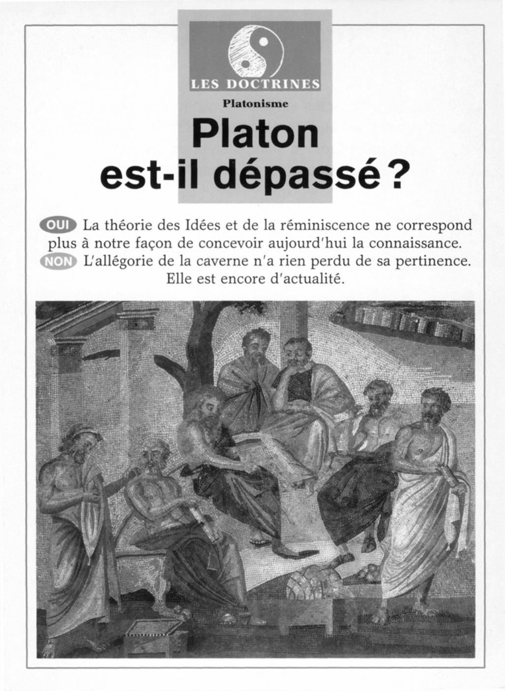 Prévisualisation du document Vie et philosophie de PLATON