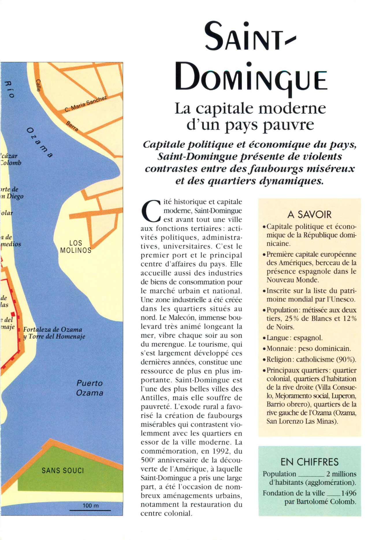 Prévisualisation du document VILLE DE LA RÉPUBLIQUE DOMINICAINE: SAINT DOMINGUE