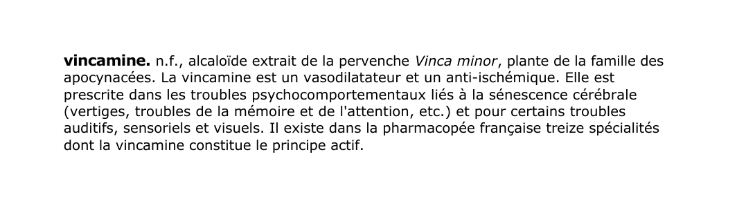 Prévisualisation du document vincamine.