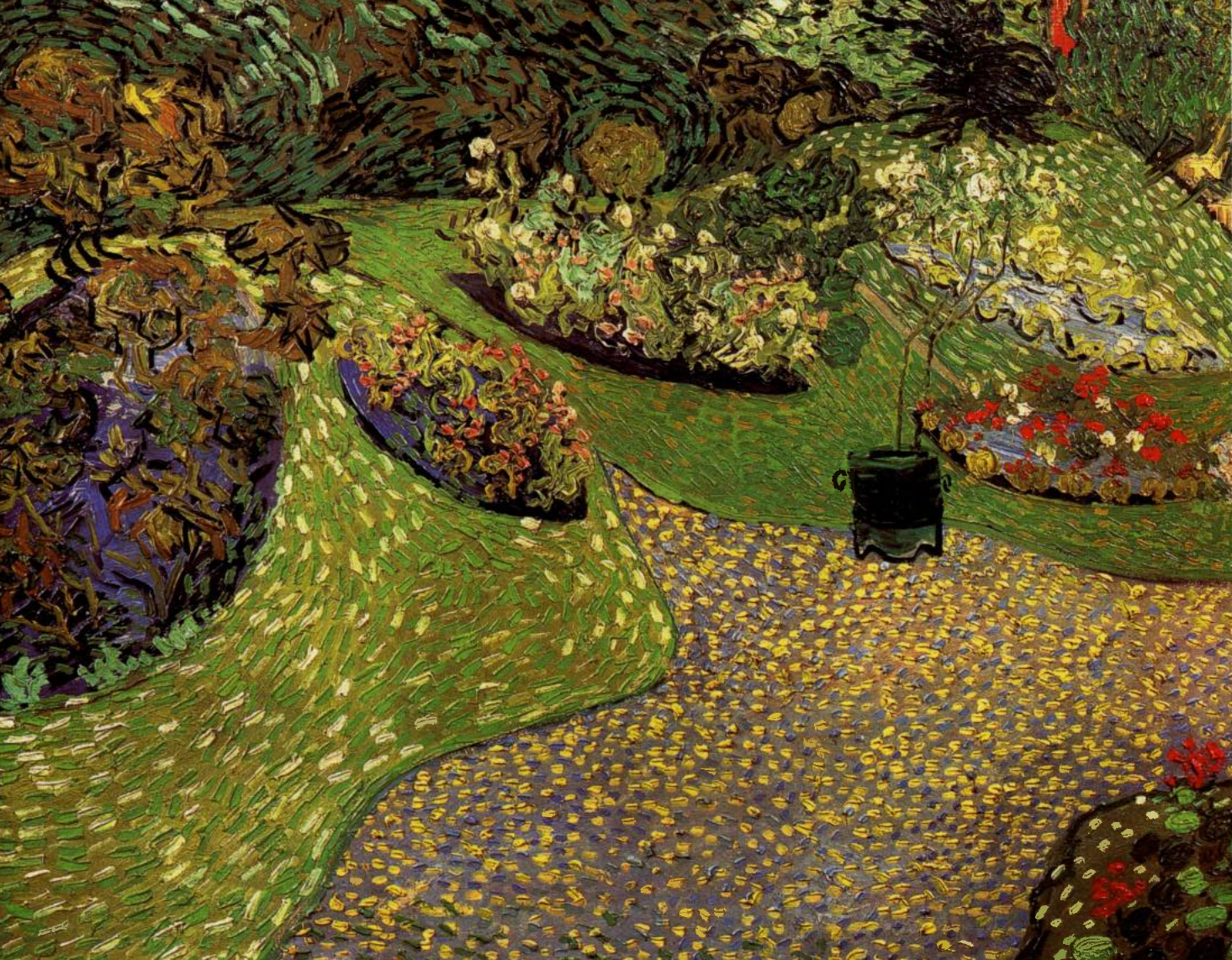 Prévisualisation du document Vincent VAN GOGH:
JARDIN A AUVERS.