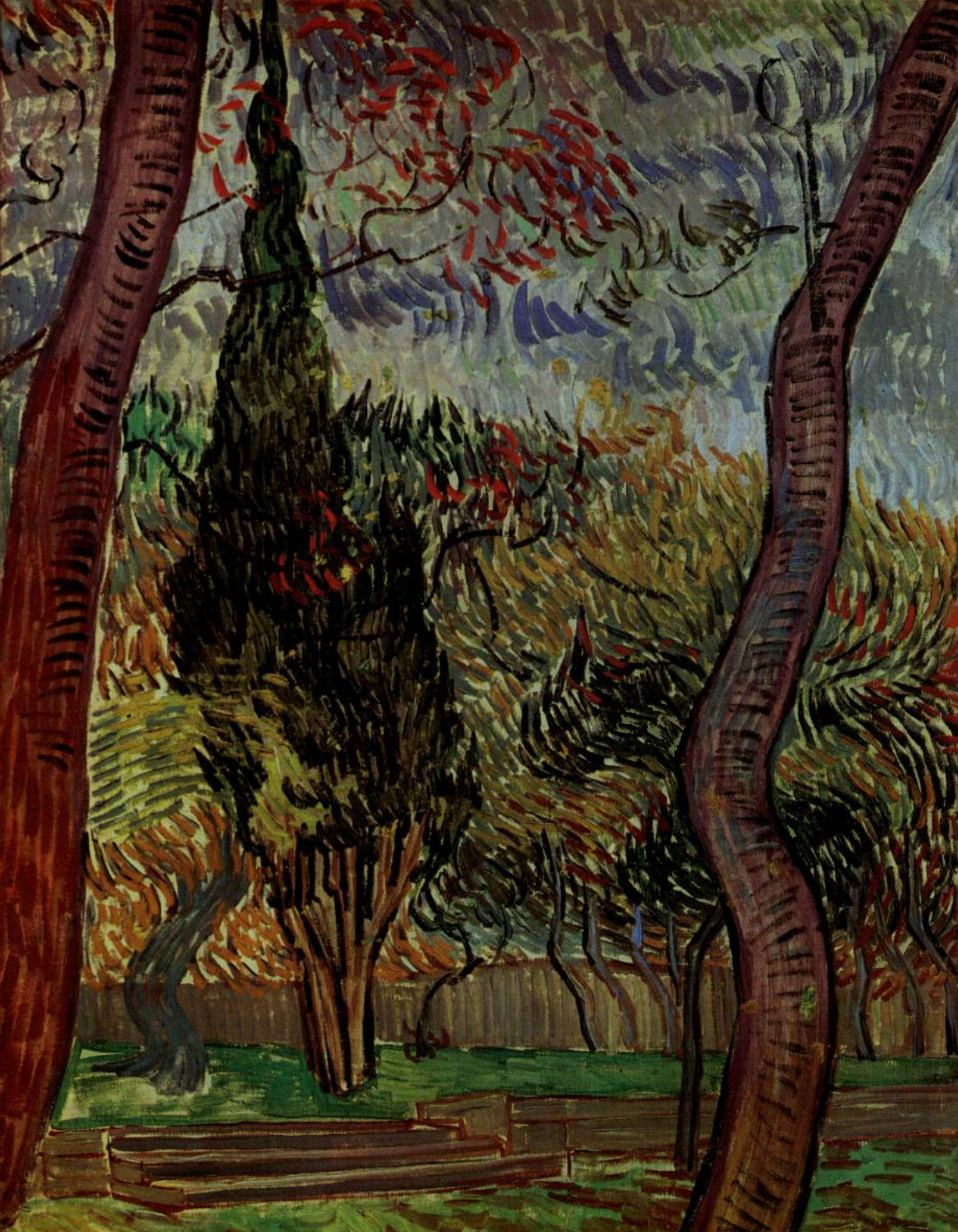 Prévisualisation du document Vincent VAN GOGH:
PARC DE L'HÔPITAL SAINT-PAUL.