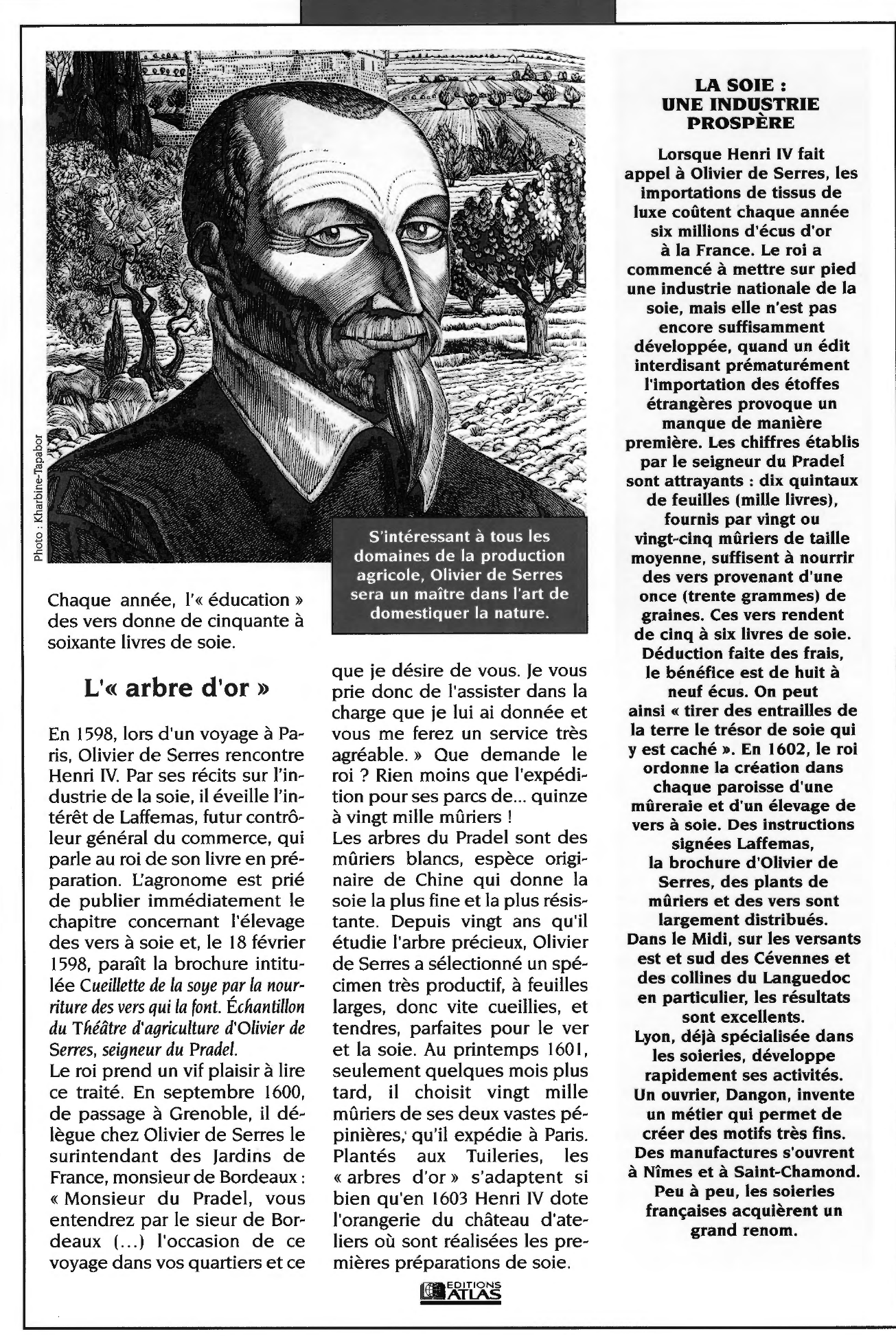 Prévisualisation du document Vingt mille plants de mûriers pour Henri IV