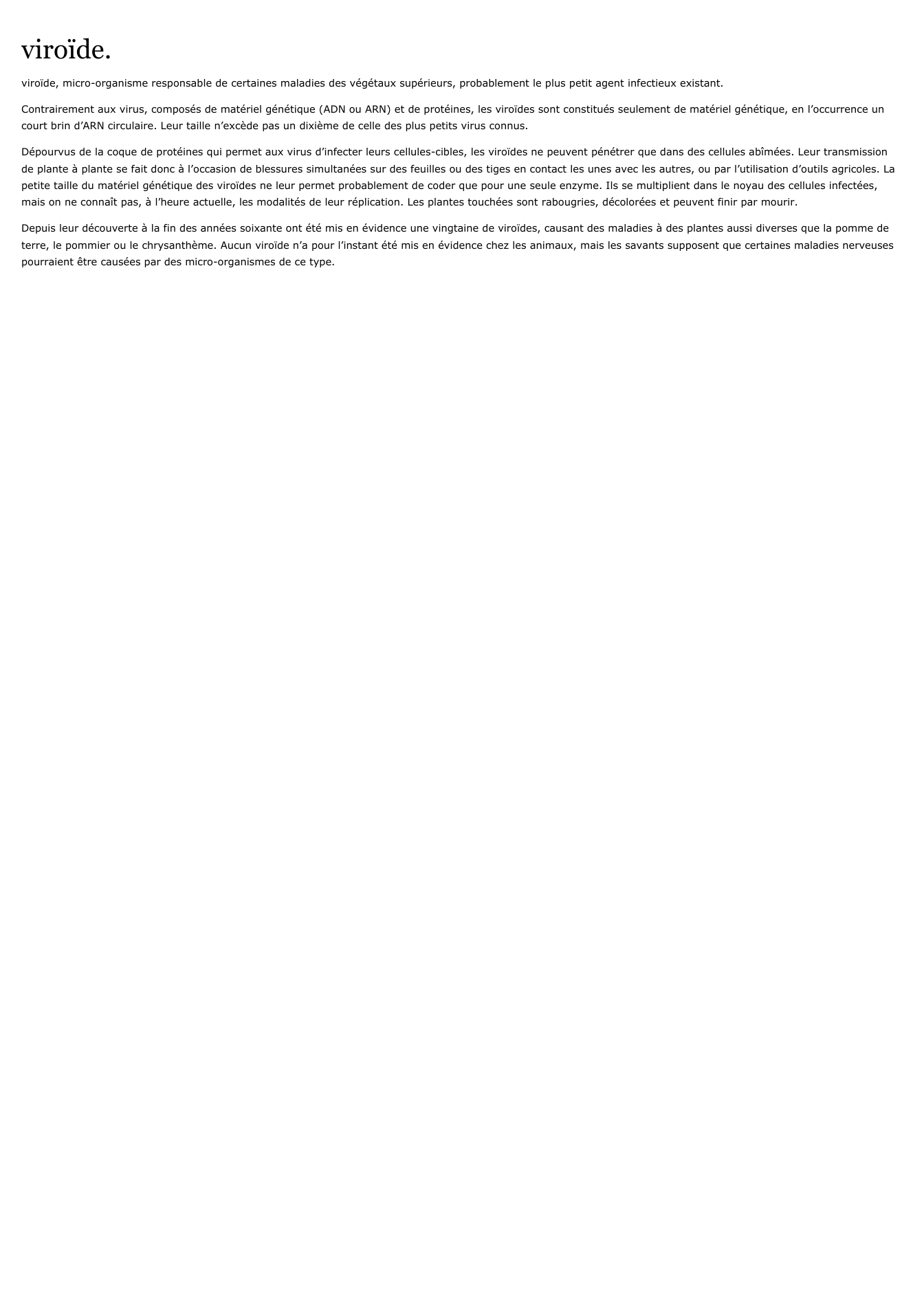 Prévisualisation du document viroïde.