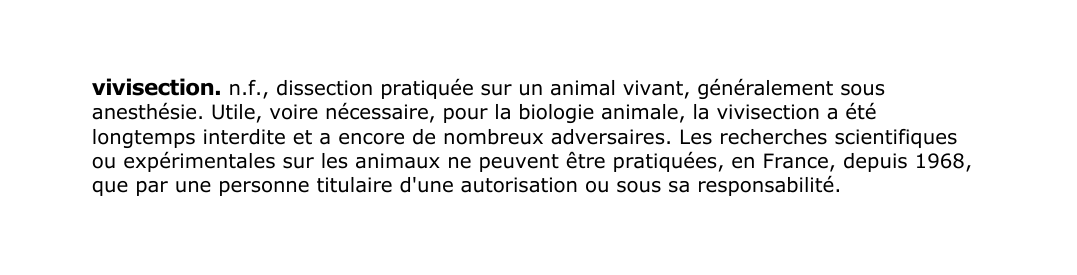 Prévisualisation du document vivisection.