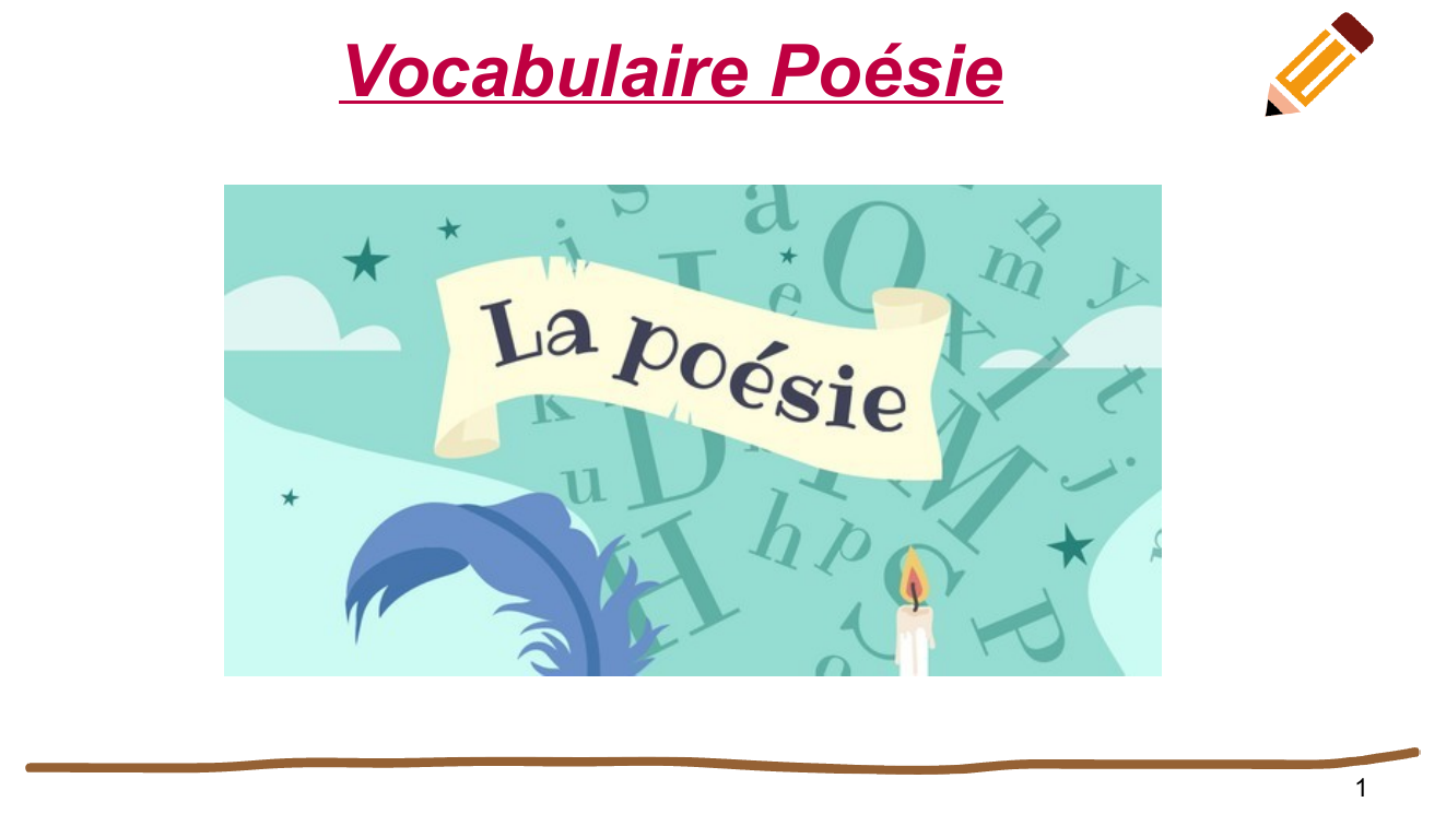 Prévisualisation du document Vocabulaire littéraire