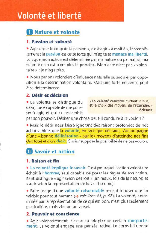 Prévisualisation du document Volonté et liberté
0

Nature et volonté

1. Passion et volonté
• Agir« sous le coup de la passion »,...