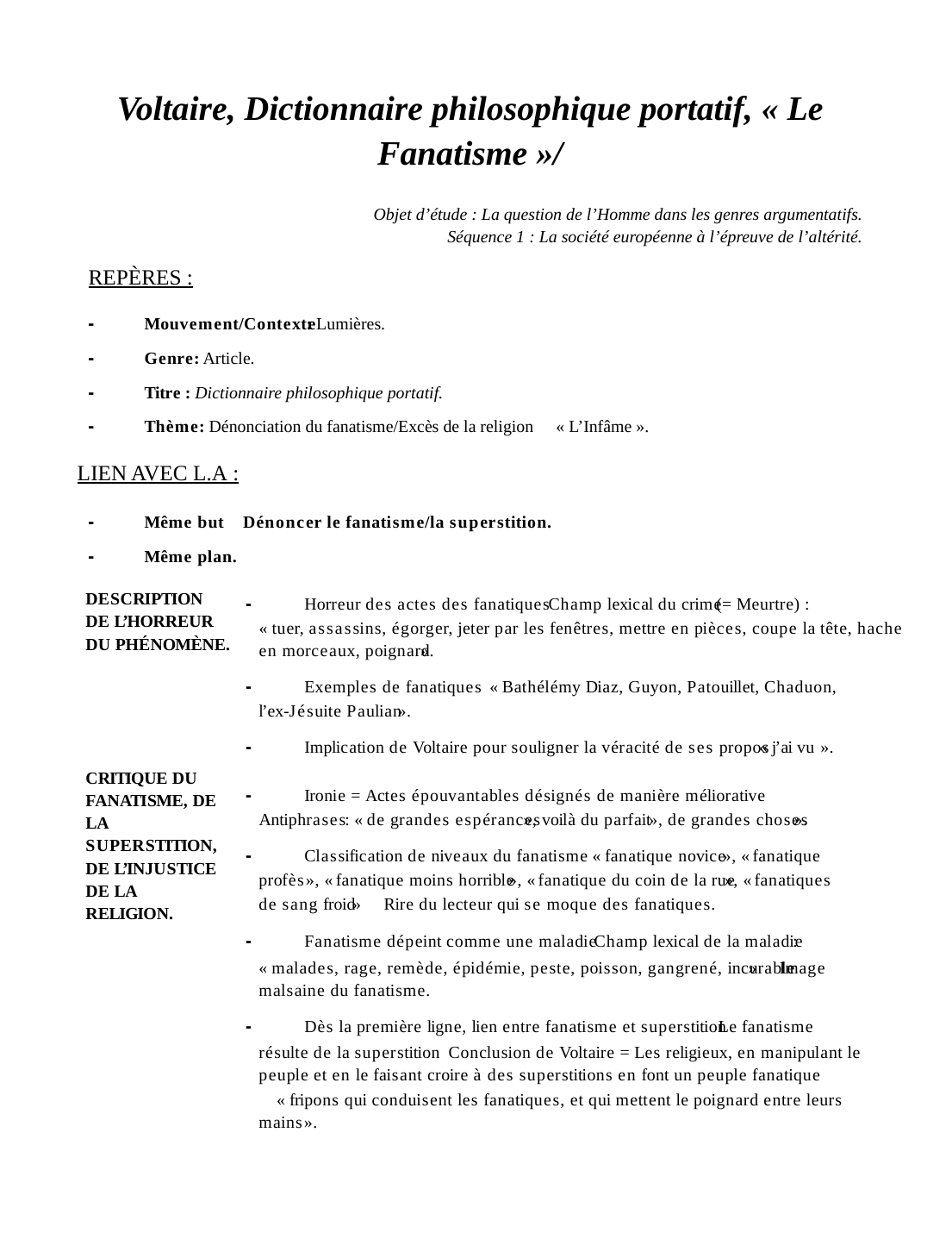 Prévisualisation du document Voltaire