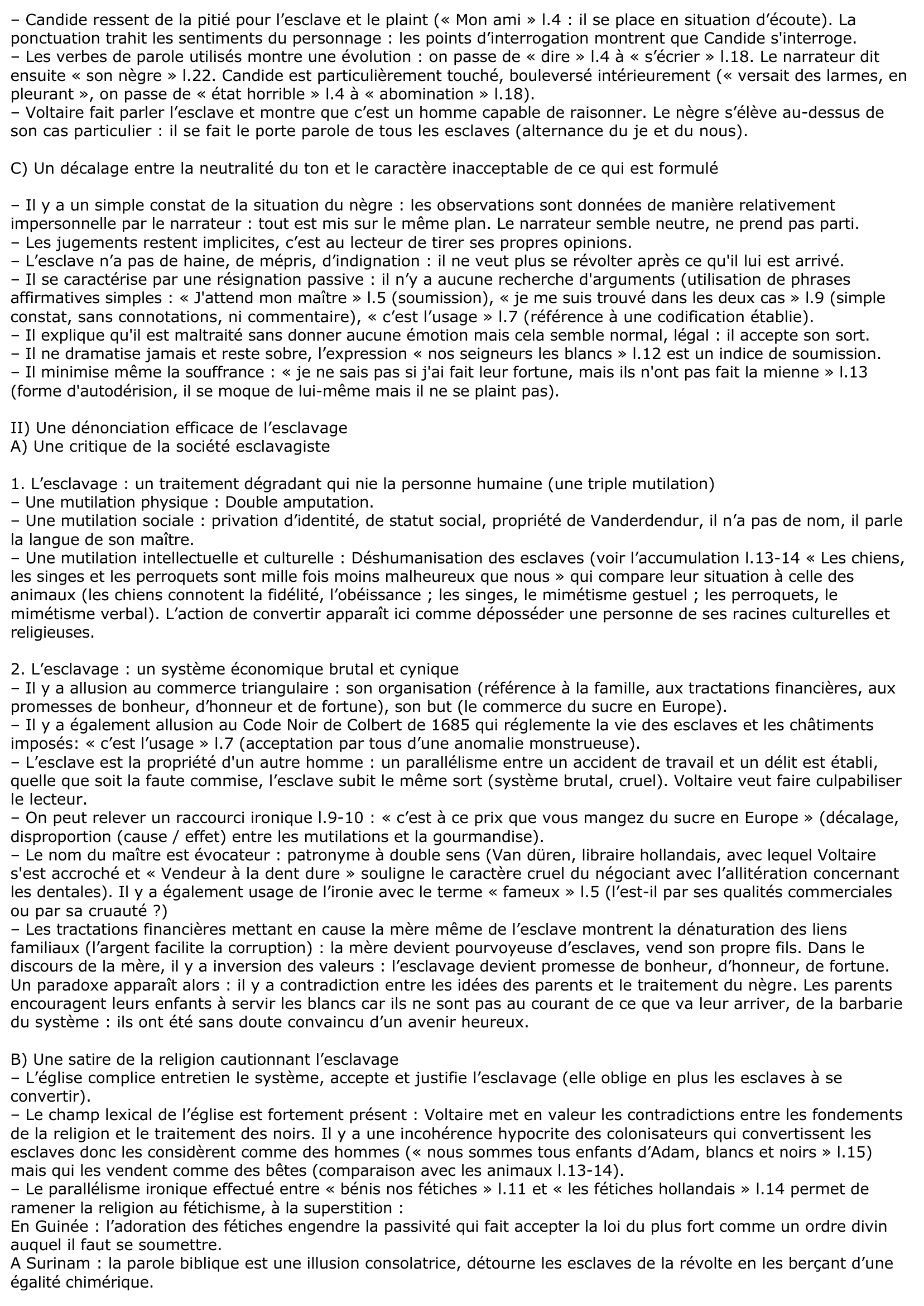 Prévisualisation du document Voltaire, Candide, chapitre XIX, [extrait], 1759. Commentaire