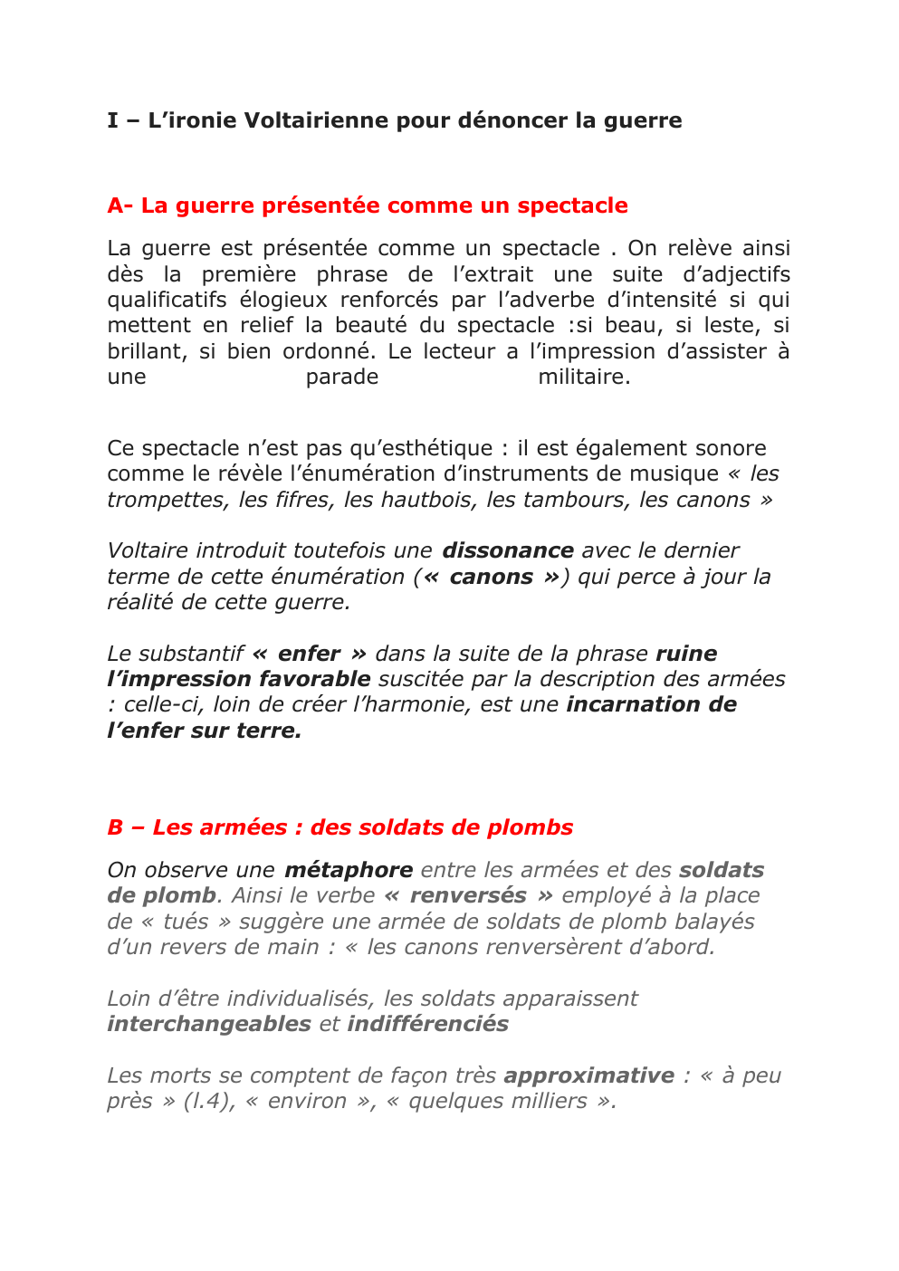 Prévisualisation du document Voltaire et la dénonciation de la guerre dans Candide