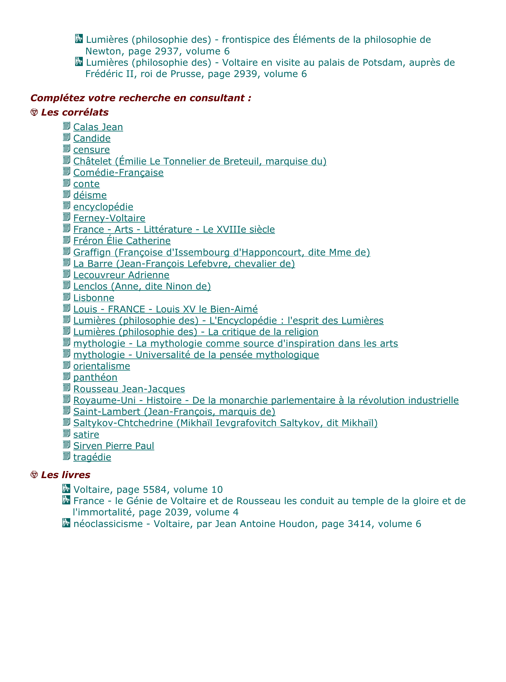 Prévisualisation du document Voltaire (François Marie Arouet.