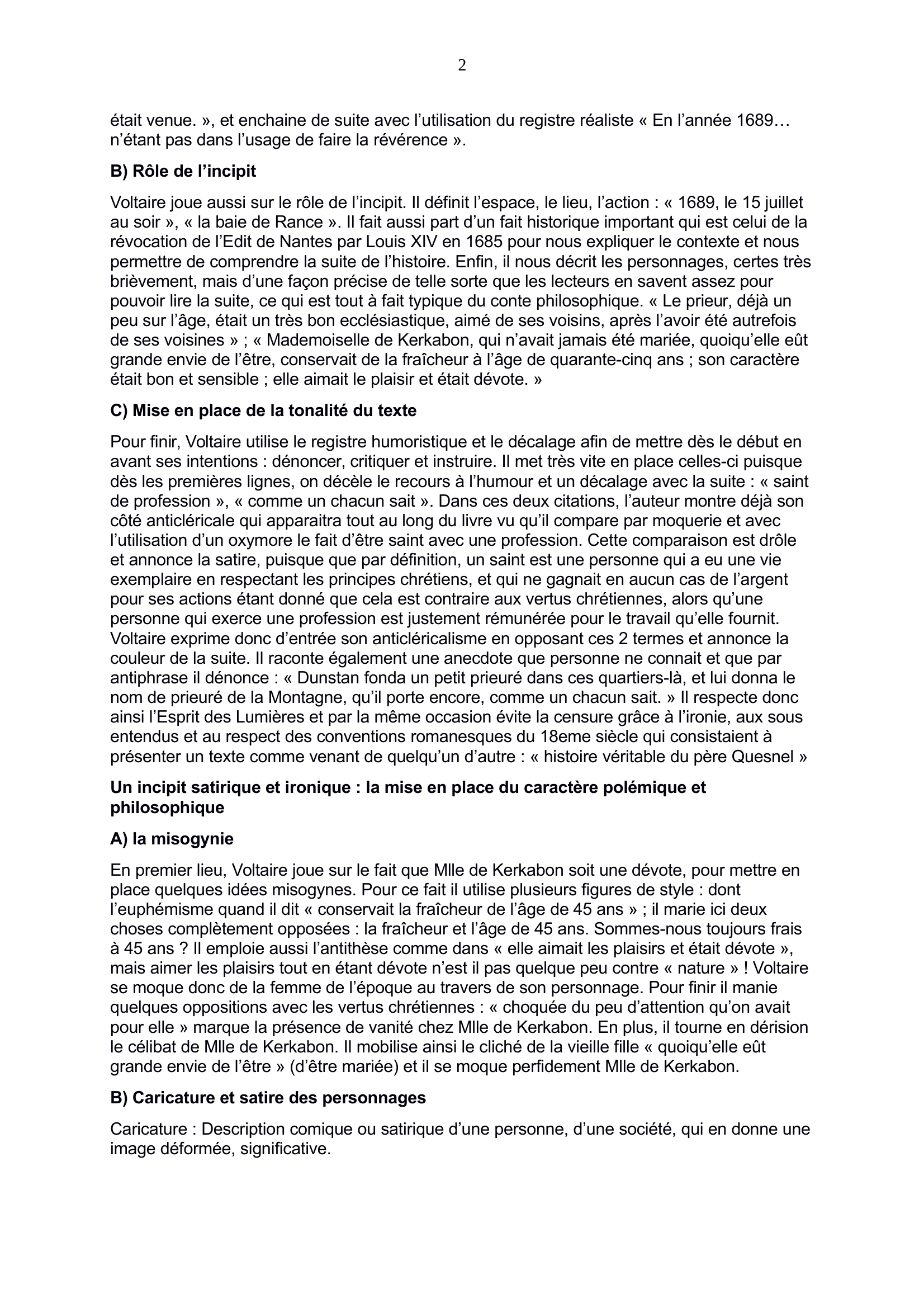 Prévisualisation du document Voltaire  L'Ingénu         COURS