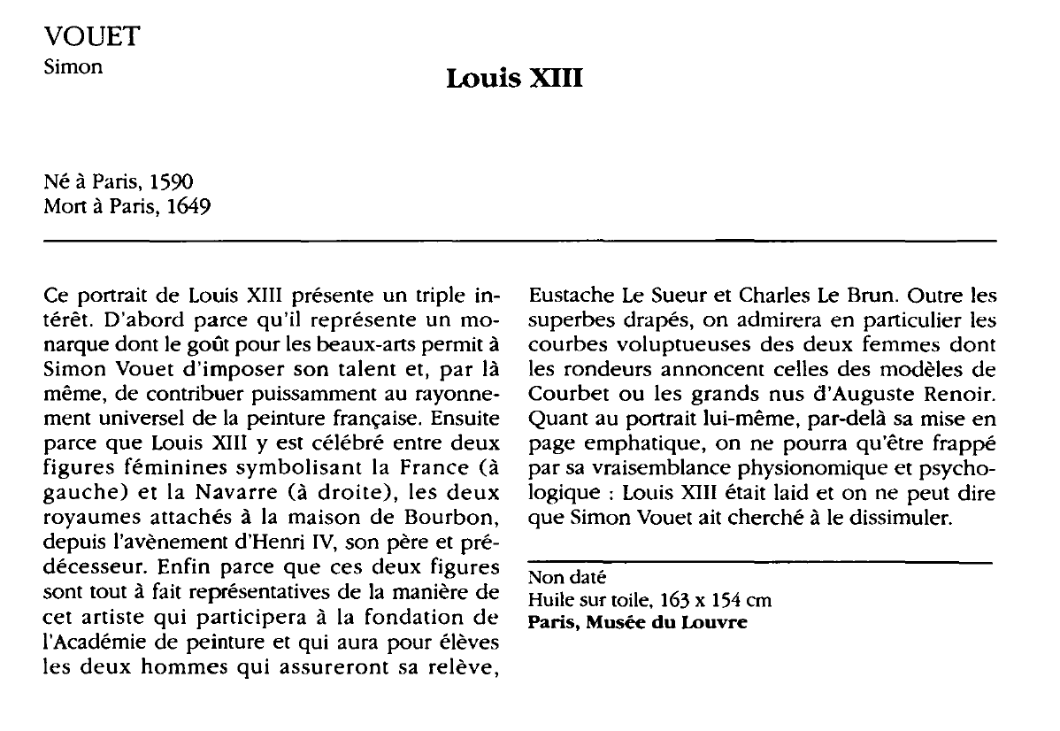 Prévisualisation du document VOUET Simon : Louis XIII