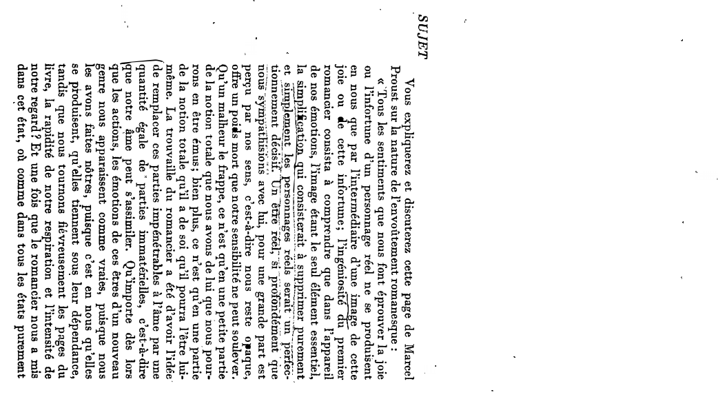 Prévisualisation du document Vous expliquerez et discuterez cette page de Marcel Proust sur la nature de l'envoûtement romanesque