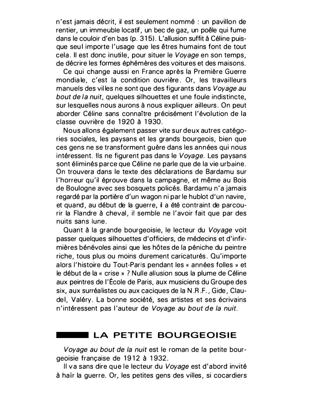 Prévisualisation du document Voyage au bout de la nuit en son temps