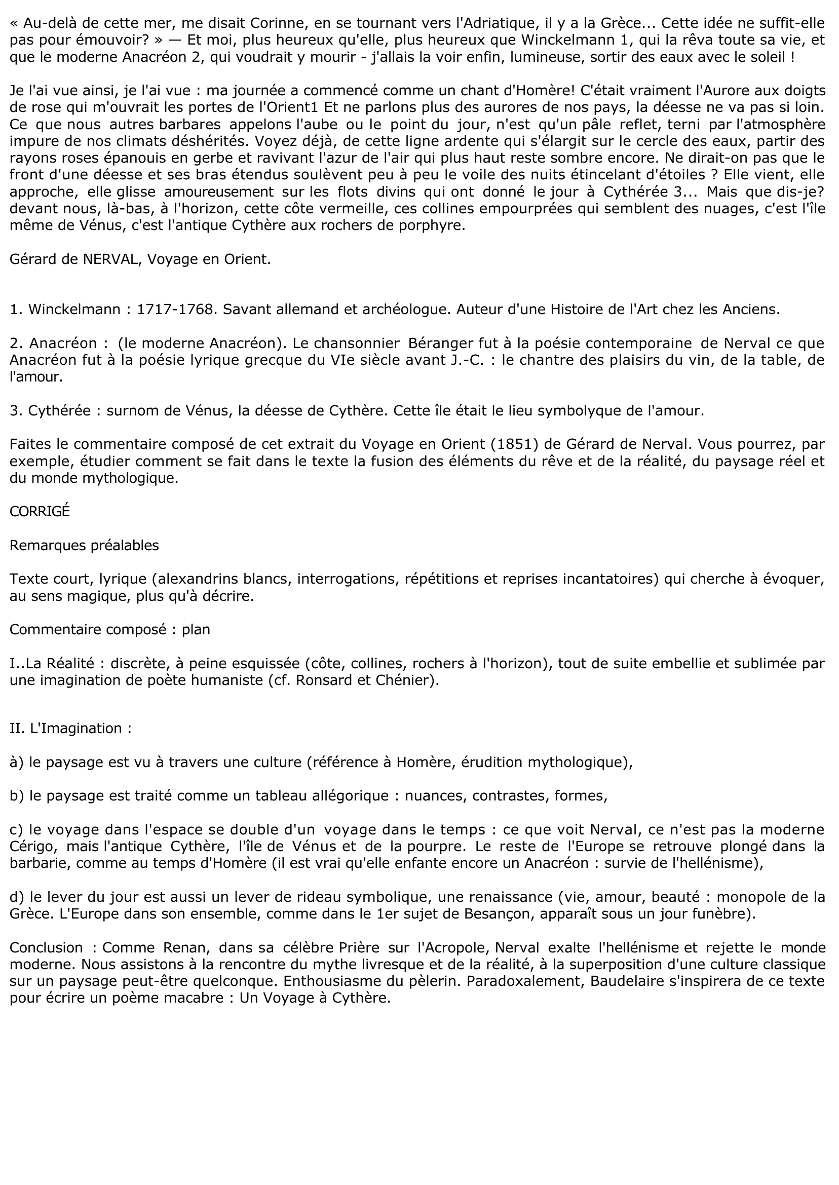 Prévisualisation du document VOYAGE EN Orient, par Gérard de Nerval