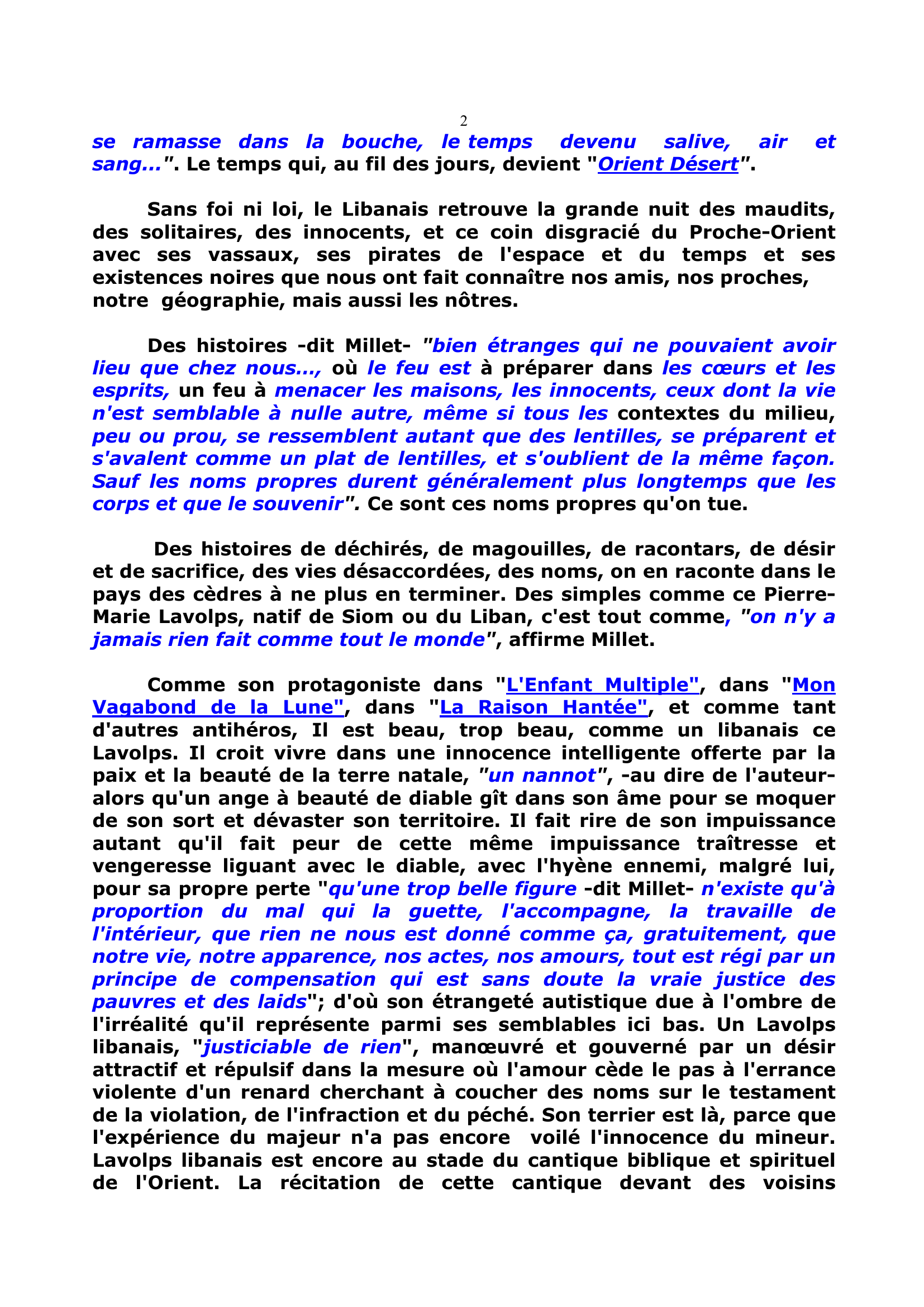 Prévisualisation du document Vulpes est in nomine et nomen est Libanus