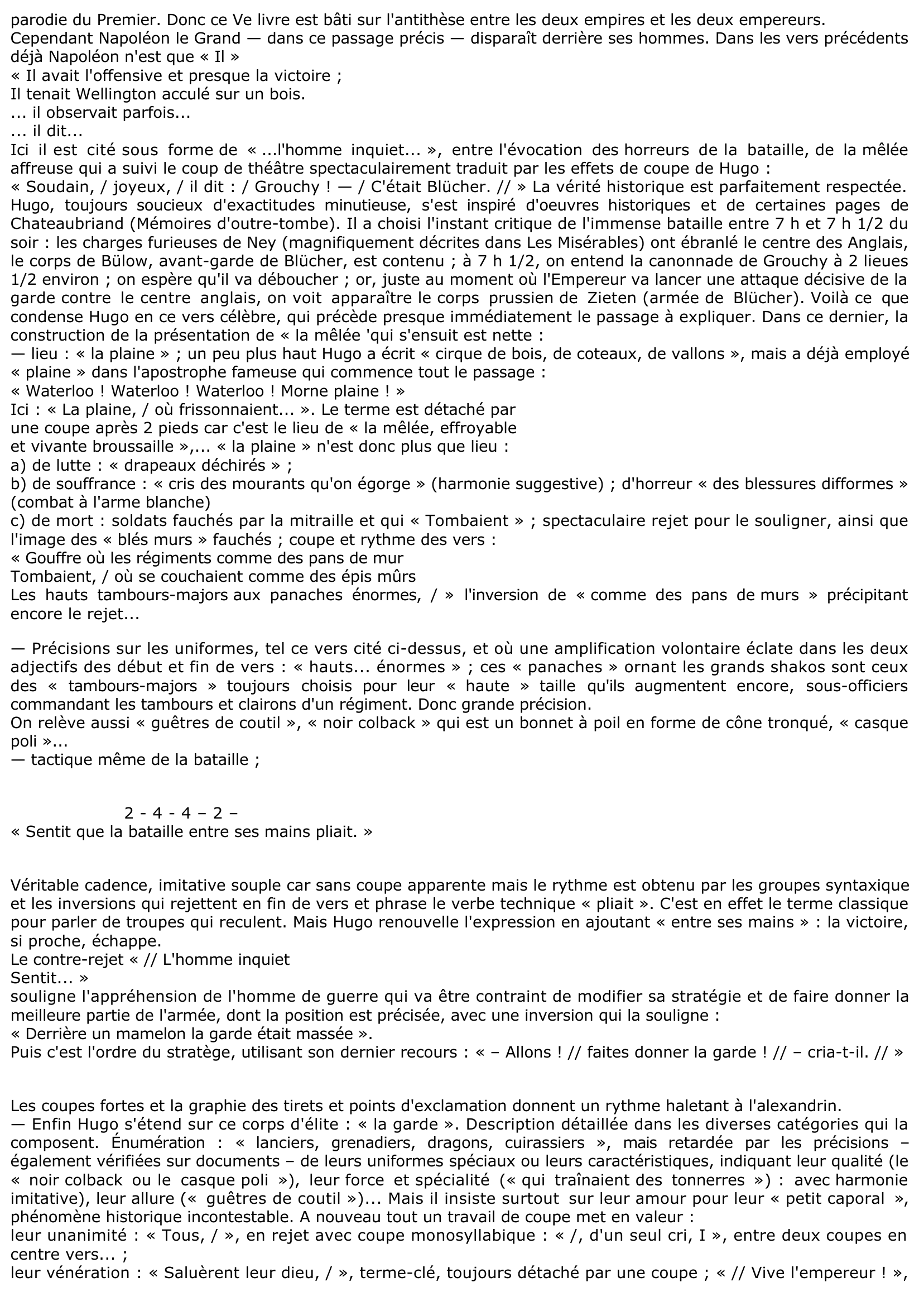 Prévisualisation du document Waterloo de Victor HUGO, « L'Expiation », Les Châtiments (commentaire)