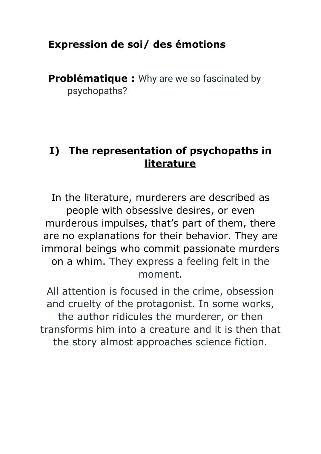 Prévisualisation du document Why are we so fascinated by psychopaths?