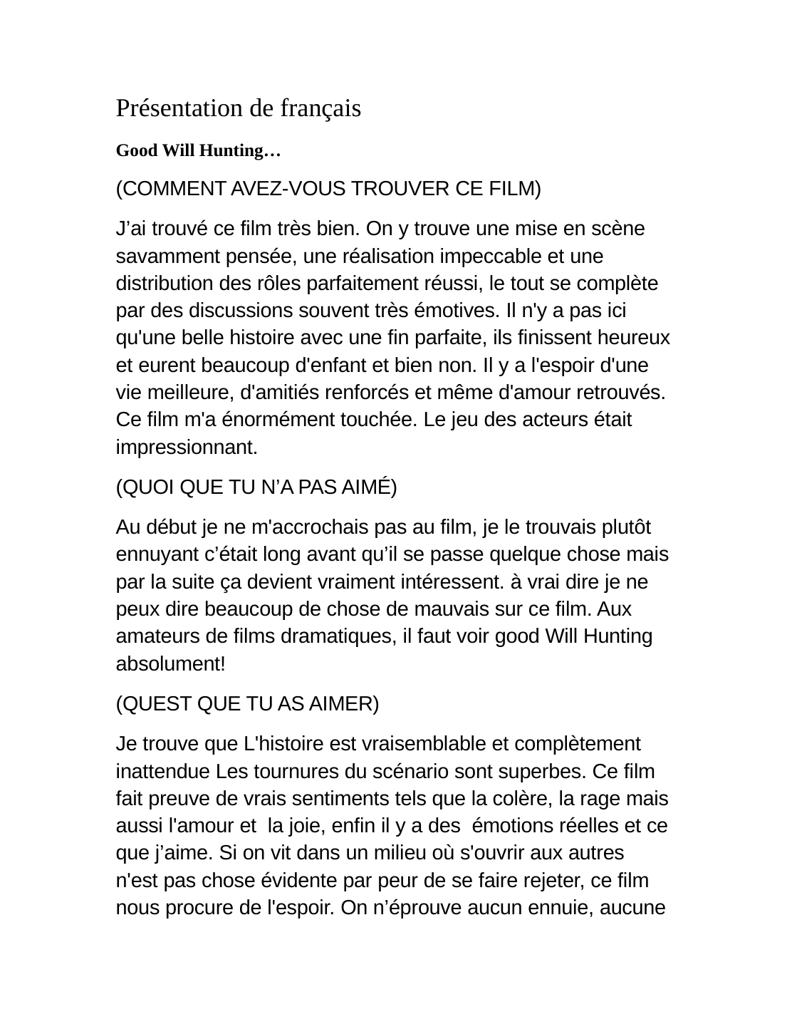 Prévisualisation du document will hunting