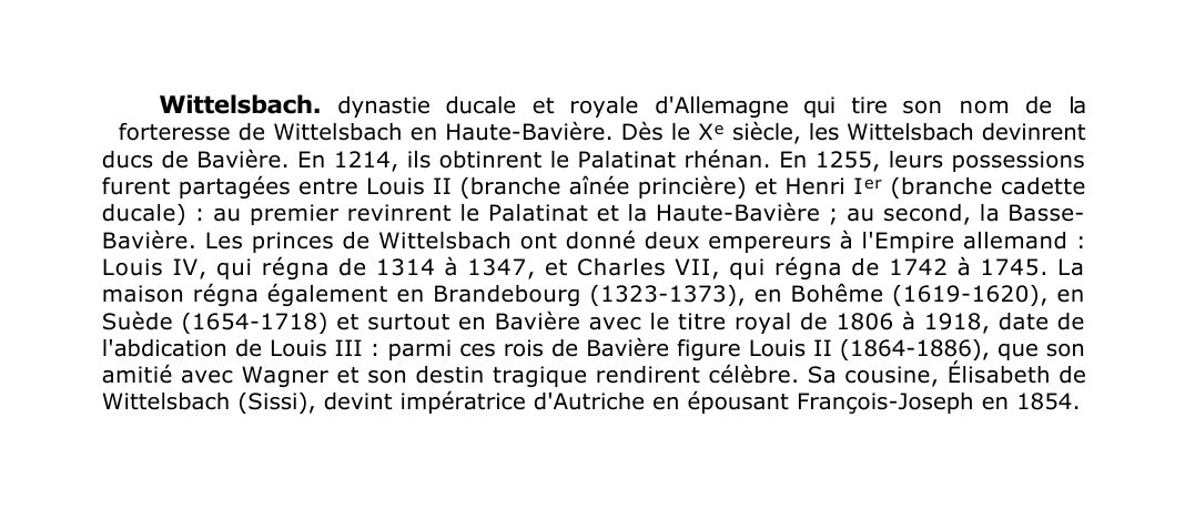 Prévisualisation du document Wittelsbach.