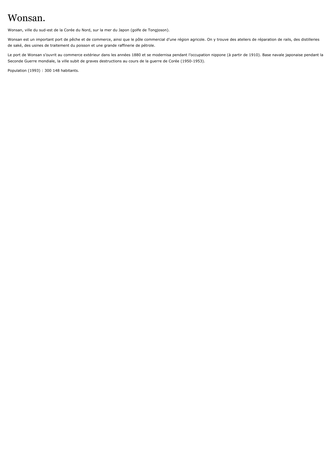 Prévisualisation du document Wonsan.