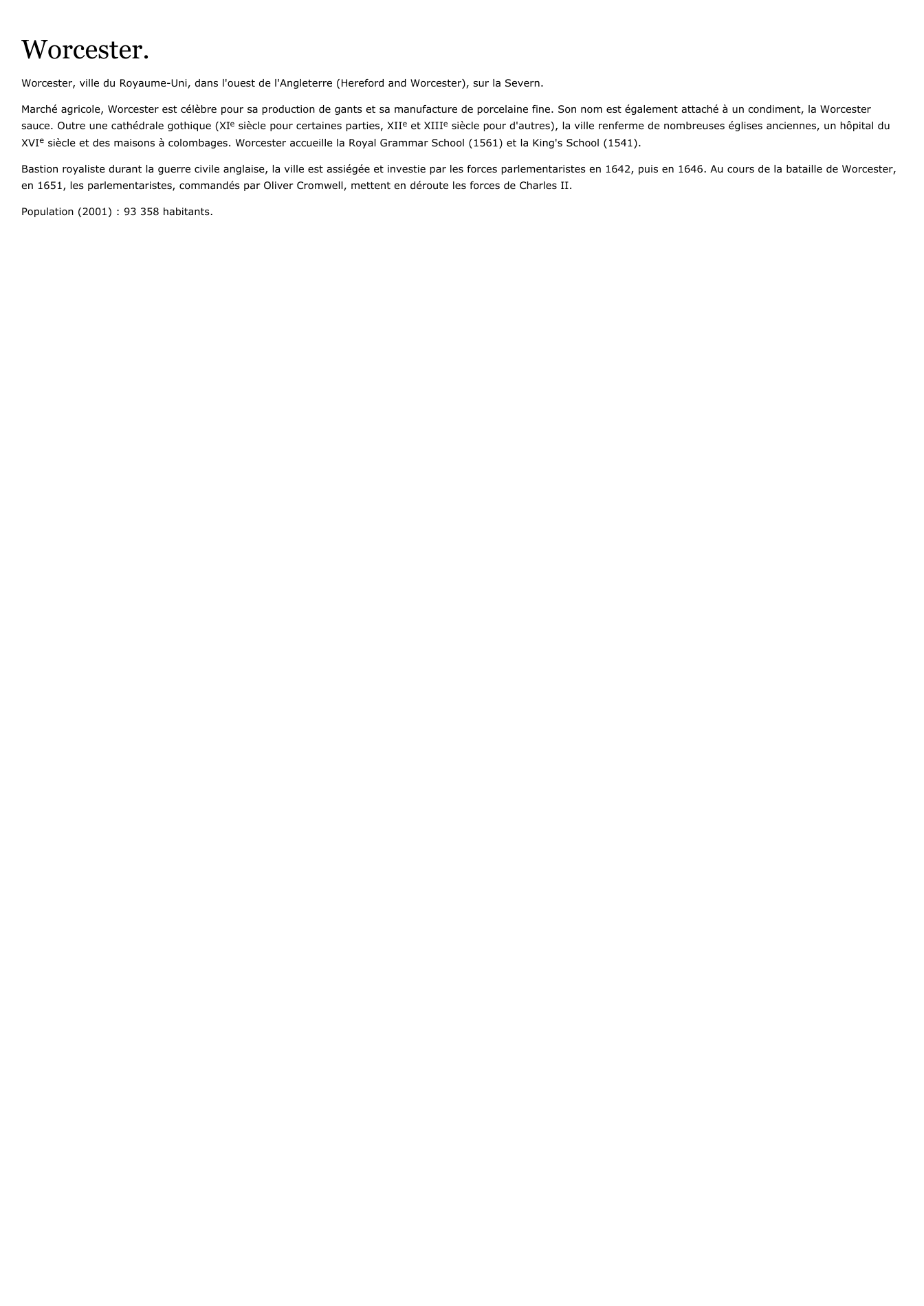 Prévisualisation du document Worcester.