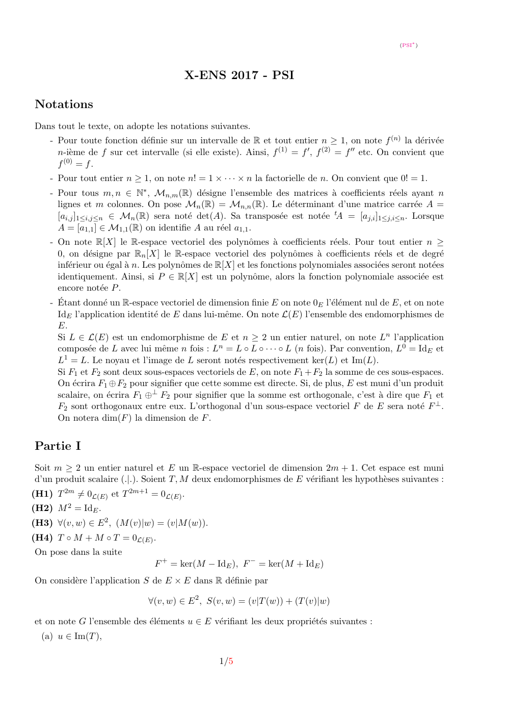 Prévisualisation du document X-ens PSI suejt 2017