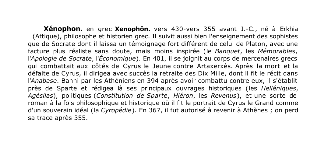 Prévisualisation du document Xénophon.
