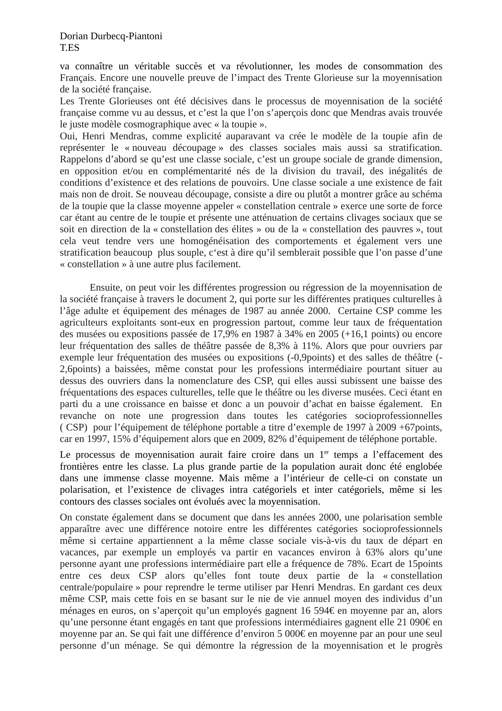Prévisualisation du document Y a t-il modernisation de la société française