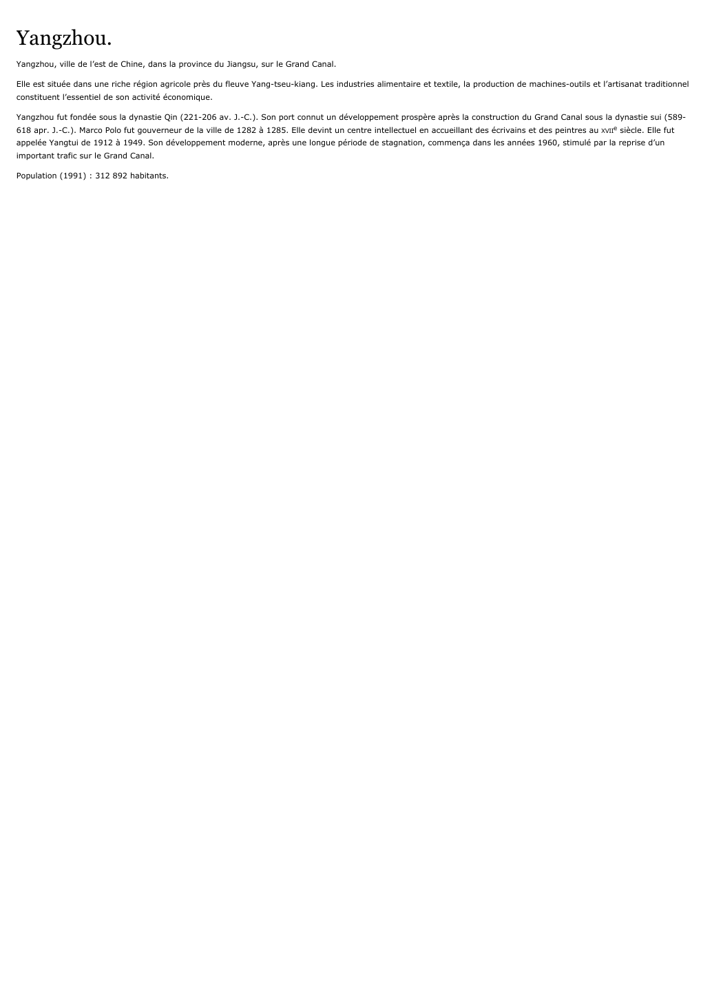 Prévisualisation du document Yangzhou.