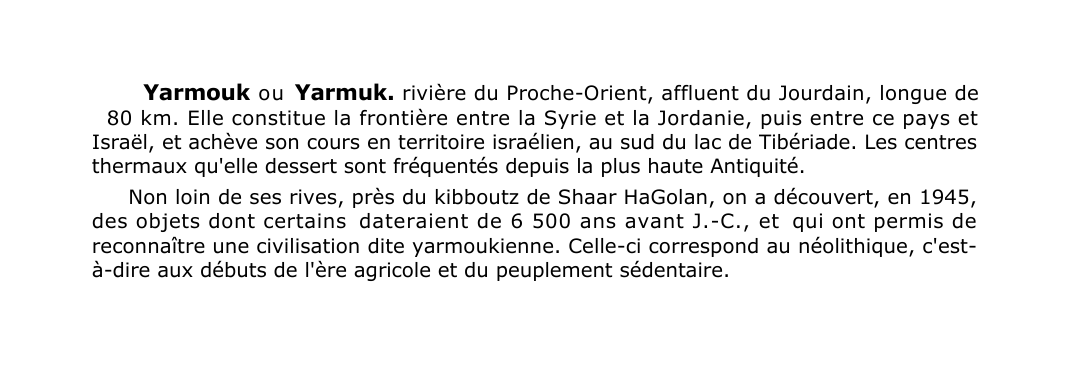 Prévisualisation du document Yarmouk o u Yarmuk.