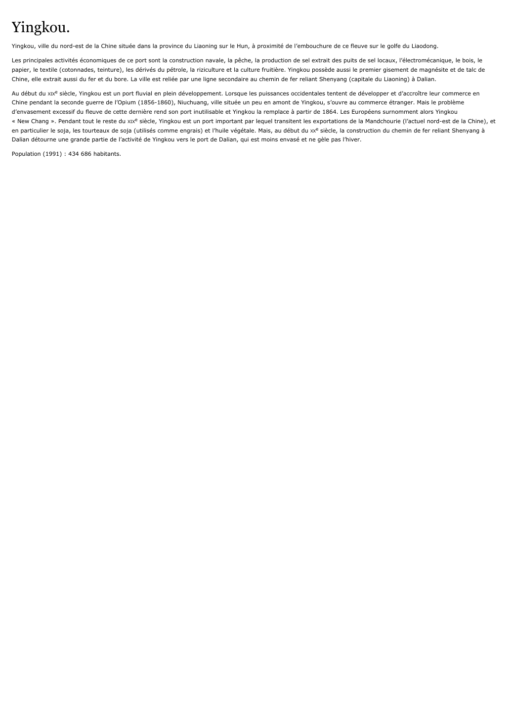 Prévisualisation du document Yingkou.