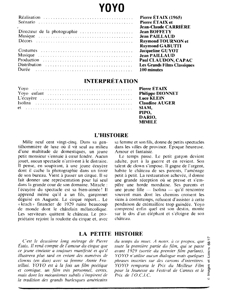 Prévisualisation du document YOYO