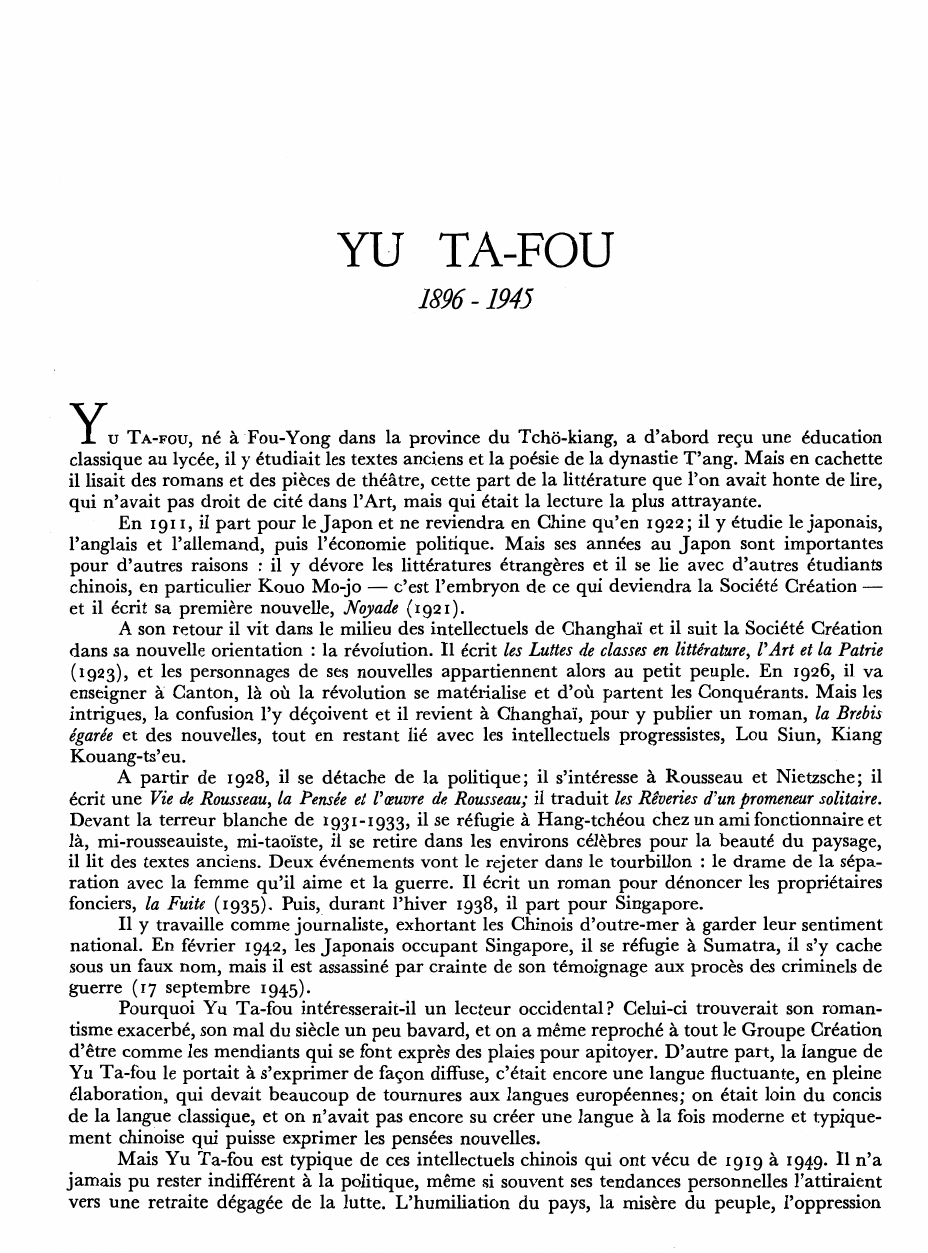 Prévisualisation du document YU TA-FOU
