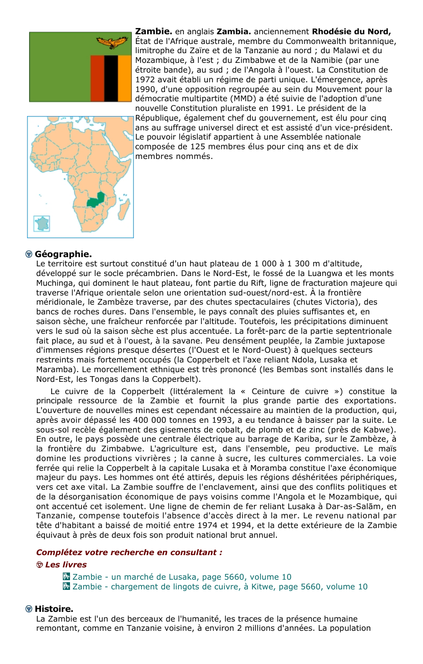 Prévisualisation du document Zambie.