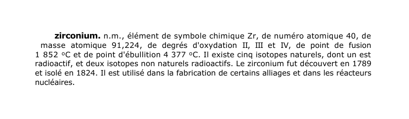 Prévisualisation du document zirconium.