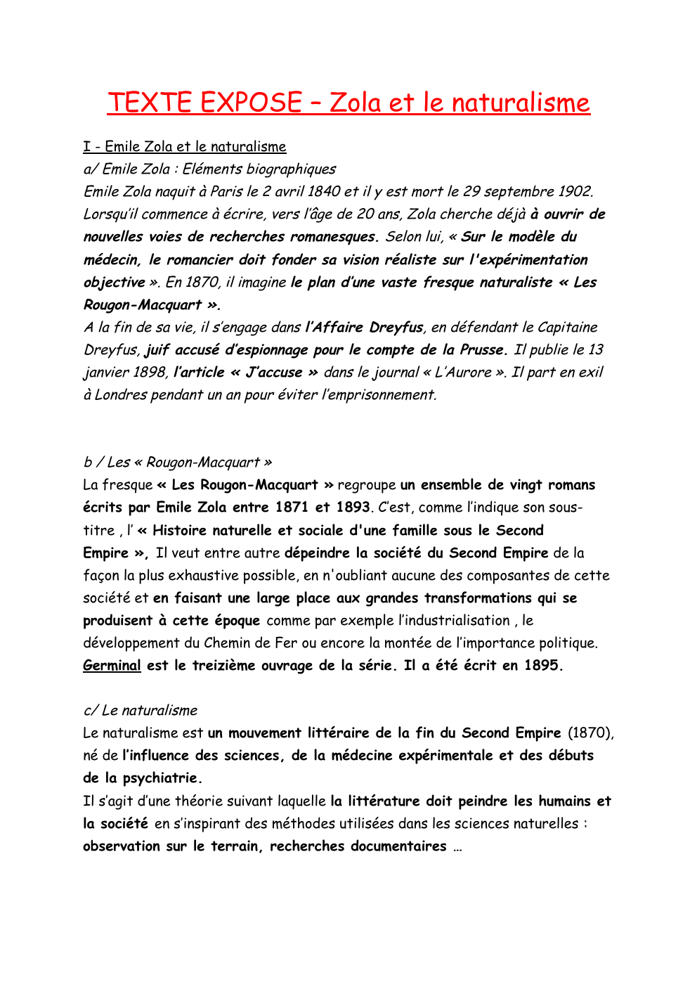 Prévisualisation du document zola et le naturalisme