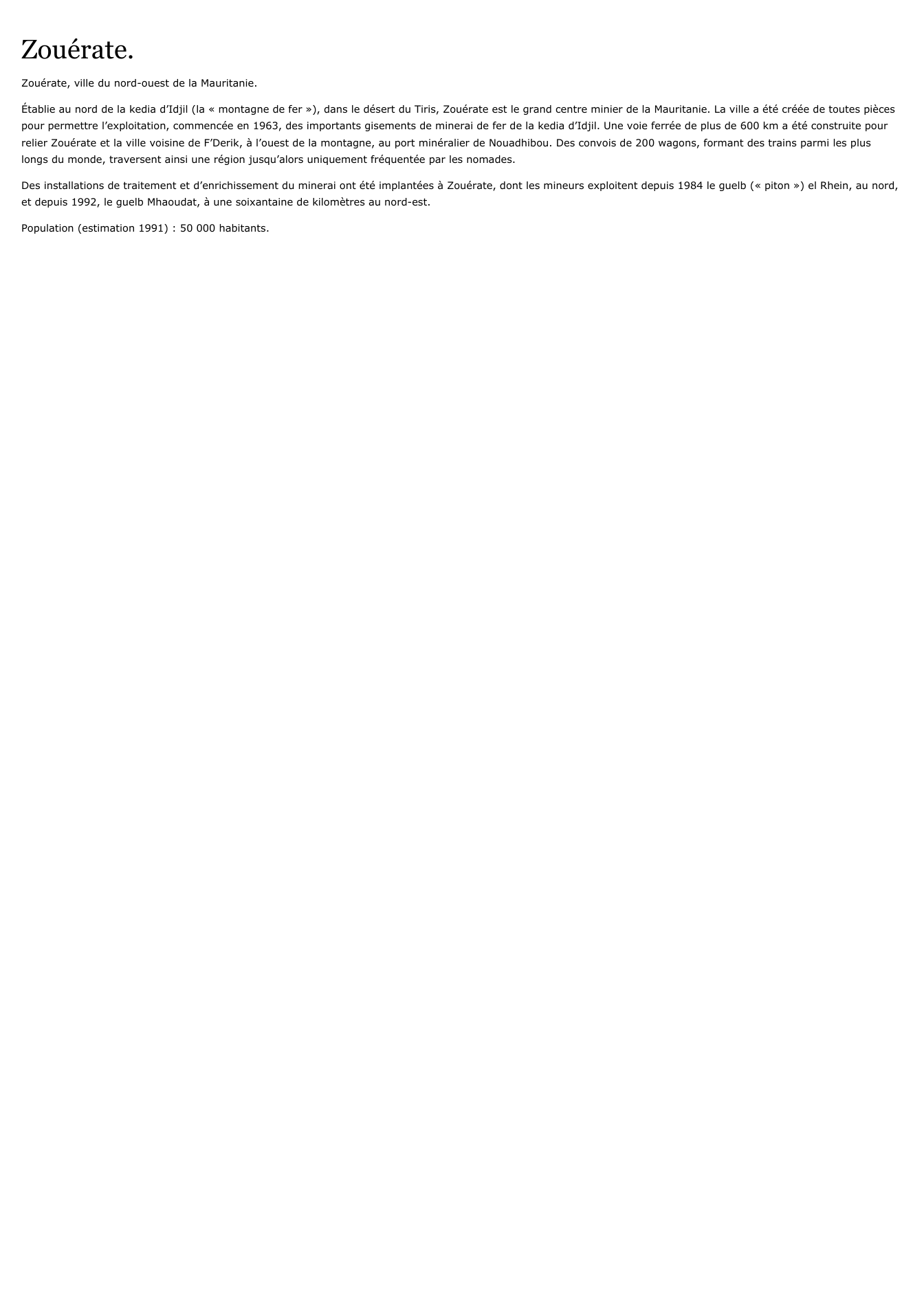 Prévisualisation du document Zouérate.